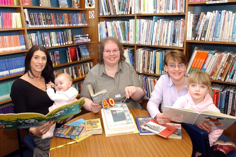 A happy birthday to Boldon Library which celebrated its 40th birthday in 2004.
