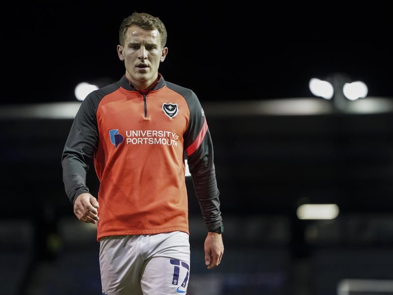 Been out on loan at Northampton, who were relegated. Danny Cowley said he was being open-minded to Bryn Morris' future but he's likely played his last game for Pompey with his contract expiring.
