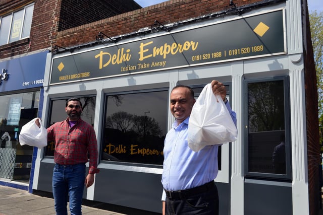 Delhi Emperor takeaway owner Khalid Ahmed and son Saba Ahmed are to give free meals to NHS and frontline workers.