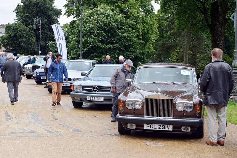 The H&H classic car auction is taking place at Buxton's Pavilion Gardens