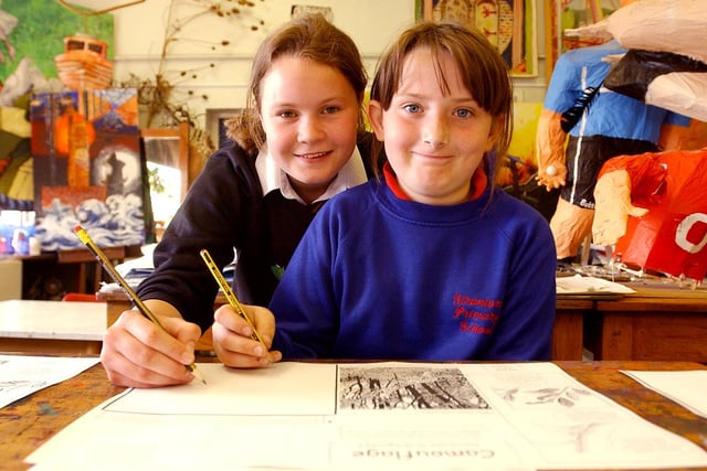 Year 5 pupils are pictured at a Brierton School feeder day. Remember this from 14 years ago?
