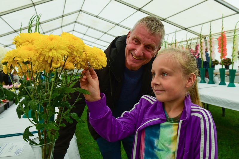 It was a successful first time entry for nine-year-old Poppy Leck who, with the help of her grandad Steve Leck, managed to win a number of prizes.
