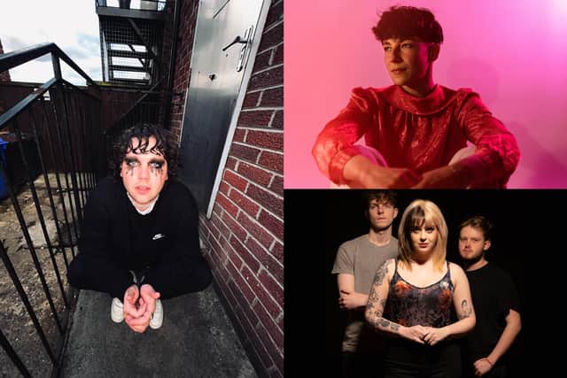 Ten names have been announced to take to the BBC Introducing stage - including Lost Boy (left), Rhiannon Scutt (top) and Weekend Recovery (bottom), with more to be announced.