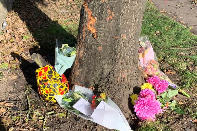 Three men have died following a crash at Kiveton Park, near Sheffield. Floral tributes have been left at the scene.