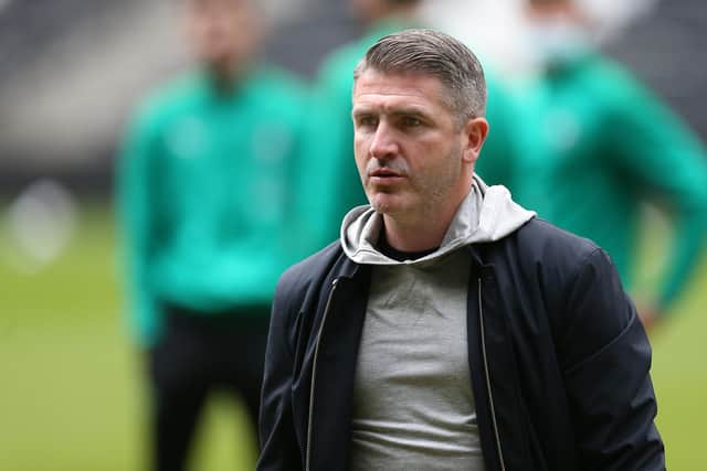 Former Shefield Wednesday forward Ryan Lowe is in charge of Plymouth Argyle.
