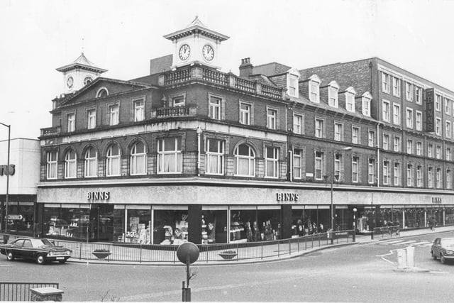 The Middleton Grange Shopping Centre was built around Binns but the Hartlepool store was closed in June 1992