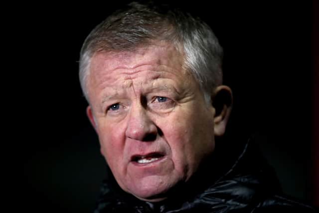 Former Sheffield United manager Chris Wilder.  Nick Potts/PA Wire.
