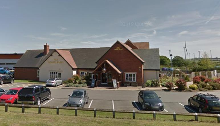 It has a fenced beer garden.