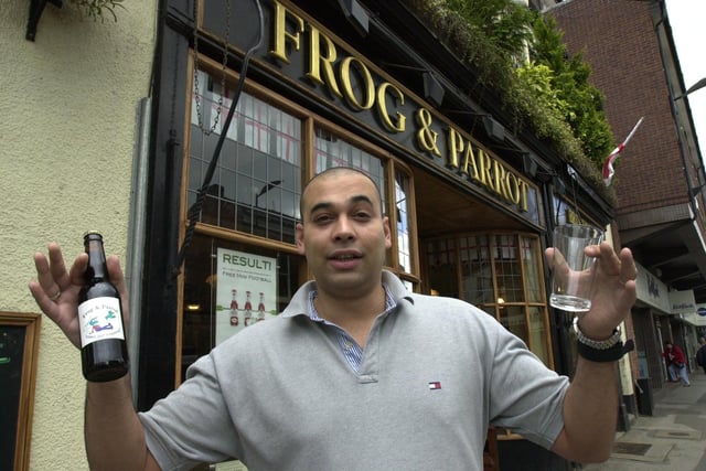 It was at one point famed as the strongest beer in the world, sold only in glasses containing a third of a pint. But you can no longer buy Roger and Out at the Frog and Parrot, where it was once brewed along with more convenctional beers like 'Reckless'