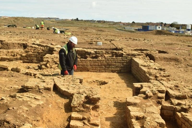 Archaeologists have been working tirelessly on the Roman villa site.