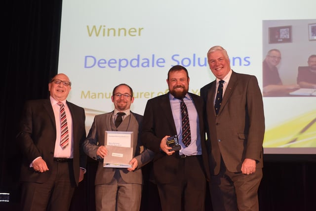 Deepdale, with a staff of more than 60 people working in design, manufacturing and installation for the construction industry, won both the Manufacturer of the Year and the Overall Business of the Year titles in 2015.