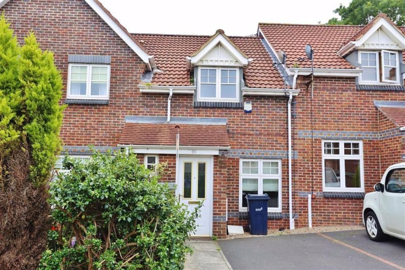 This two-bed home is perfect for a first time buyer and is on the market for £97,950.