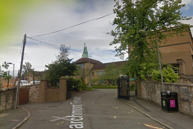 The final secondary school from Glasgow on our list is Notre Dame High School in the West End of the city with 60% of their pupils gaining a minimum of five Highers. 