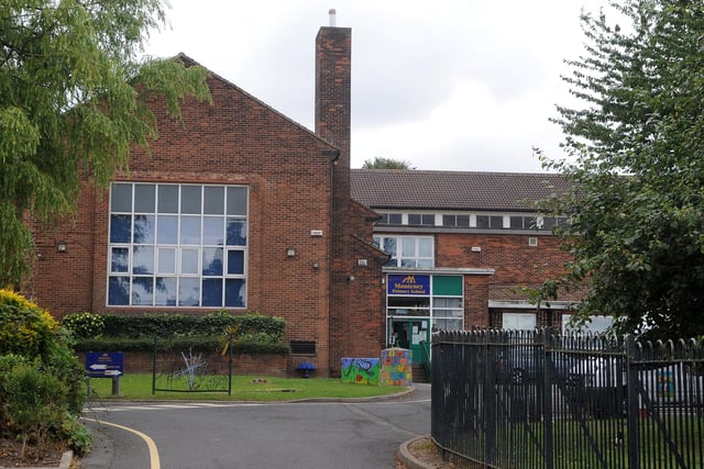 Monteney Primary School is over capacity by 5.1 per cent. The school has an extra 20 pupils on its roll.