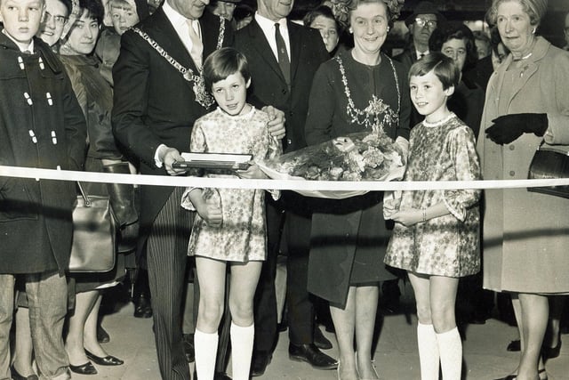 The opening of the new Redgates toy shop in Sheffield by the Lord Mayor, May 8, 1968