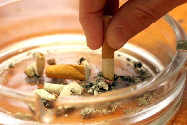 Encouraging smokers to quit the habit.