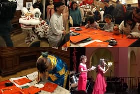 Hundreds of people arrived at Sheffield City Hall last night to help celebrate the Year of the Rabbit for the Chinese Lunar New Year.