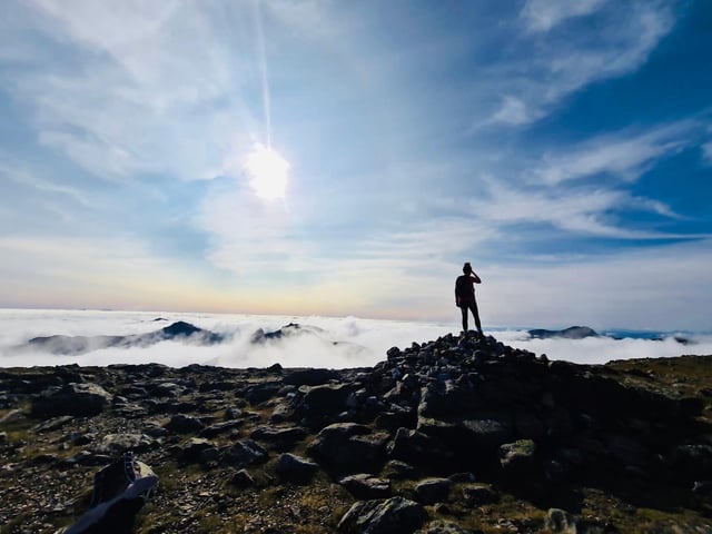 Beinn Narnain is a Munro in the southern Highlands in Scotland. At 926 metres tall, it is unofficially known as one of the "Arrochar Alps".