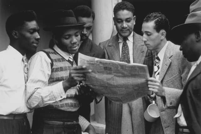 Remember Windrush hoped to share stories and experiences from Sheffield's Windrush generation. 
Picture from 22nd June 1948 of Jamaicans reading a newspaper whilst on board the ex-troopship 'Empire Windrush' bound for Tilbury docks in Essex.  (Photo by Douglas Miller/Keystone/Getty Images)