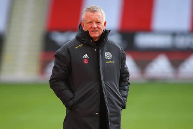 Chris Wilder, the Sheffield United manager, says his team's injury issues are down to bad luck: Simon Bellis/Sportimage