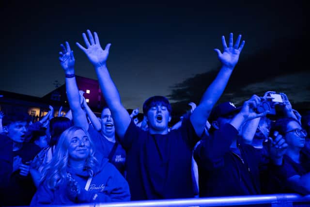 Fans were treated to music from four bands.