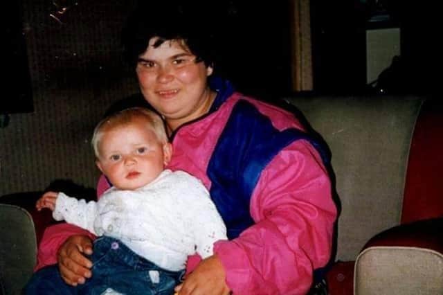 Patricia Grainger with her son Danny