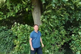 Emeritus Professor Ian Rotherham says that Sheffield City Council needs to challenge the government over its actions to combat deadly tree diseases such as ash dieback. He is pictured in front of an ash tree in Graves Park