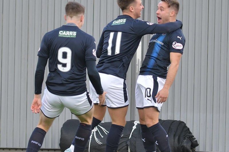 An emphatic 5-1 win over Dumbarton in October 2018 included a first minute Vaughan goal.