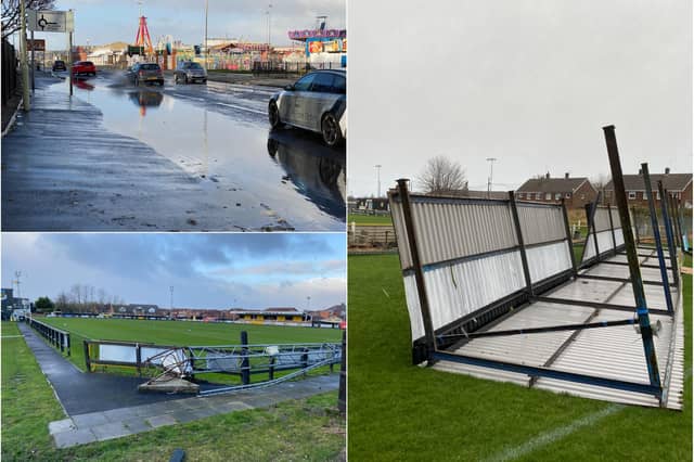 Storm Arwen in South Tyneside.