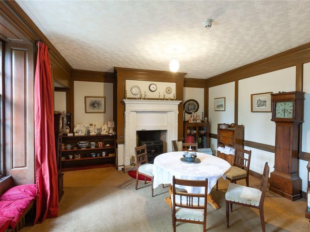 Many of the rooms feature the original wooden flooring, doors, cornicing and fireplaces.