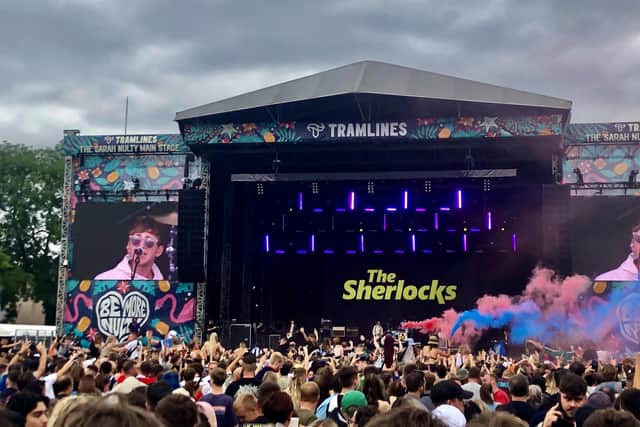 The Sherlocks on Sarah Nulty Main Stage at Tramlines 2021. Photo: Richard Derbyshire