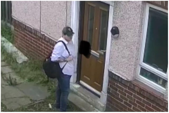 In a public appeal launched on August 1, a South Yorkshire Police spokesperson said the incident took place at around 5pm on Wednesday, June 8, 2022, when it is reported a man knocked on the door of a house in Dugdale Road, Parson Cross.
The spokesperson added: "The man, believed to be in his mid-20s, claimed to be from the gas board, and entered the property. Once inside, the man tried to kiss the occupant on two occasions, before he was told to leave.
"The victim was left understandably shaken but unharmed in the incident.
"He is described as white, around 6ft tall, with dark brown hair. He was unshaven and has tattoos on both forearms.
"Officers have issued a CCTV image in a bid to identify the man pictured, who may be able to assist with ongoing enquiries."
Do you know this man? If so, information can be reported to police using their live chat, online portal or by calling 101.
Please quoting incident 763 of June 8.