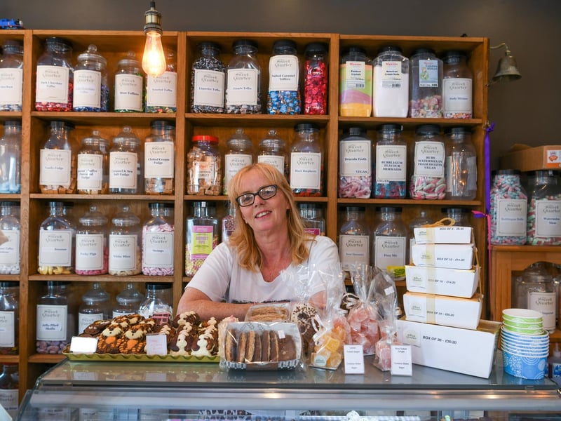 Chapel Allerton's the Sweet Quarter offers traditional confectionery, retro classics, and a generous selection of pick 'n' mix sweets.📍126 Harrogate Rd, Chapel Allerton, Leeds LS7 4NZ