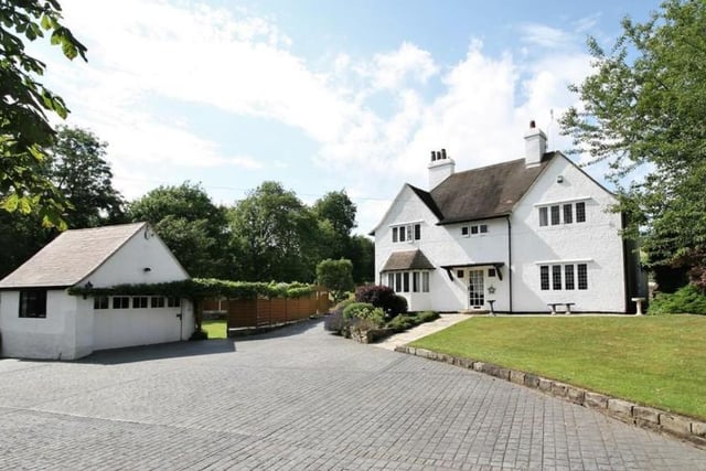 This four bedroom house also came with an approximate two acres of land and costed £587,500.