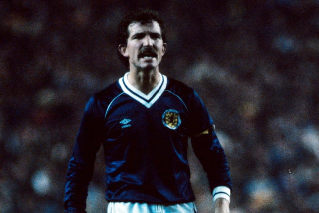 Another to have played in three World Cups, the former Liverpool and Sampdoria midfielder combined fierce tackling with composure and accuracy on the ball. A three-time European cup winner, Souness won 54 caps. Would go on to play for and manage Rangers.