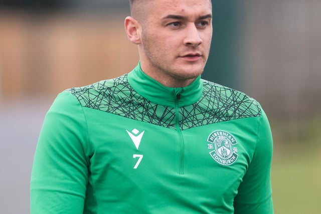 Handed first start for Hibs and put in an energetic display on the right of midfield. Replaced by Boyle on the hour mark