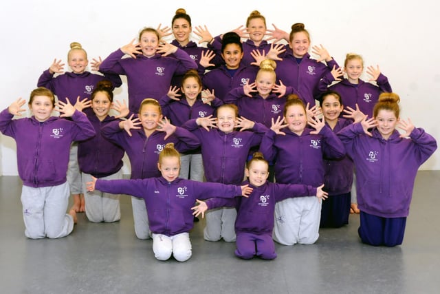 There's lots of smiles from these youngsters at NU Dance in 2014 and no wonder! They were going to perform at London's Queens Theatre.