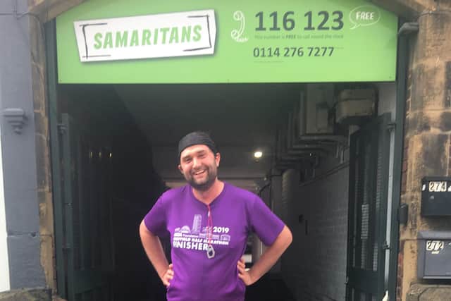 Alex, a listening volunteer at Sheffield Samaritans