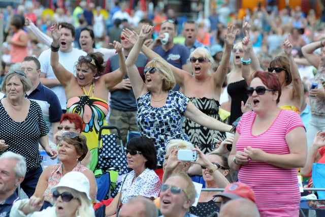 The crowds are loving the entertainment at the 2014 South Tyneside Summer Music Festival at Bents Park. Were you there?