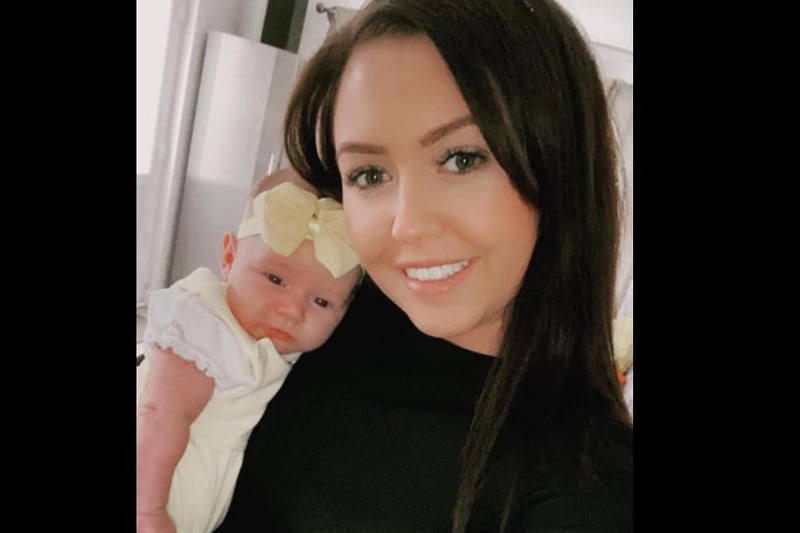 Hannah Southwell and baby Maisie , 11 weeks old, from Sprotbrough