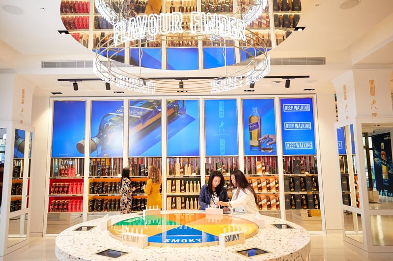 Diageo says the centre takes the concept of personalisation to a scale never before seen in a global drinks visitor experience.