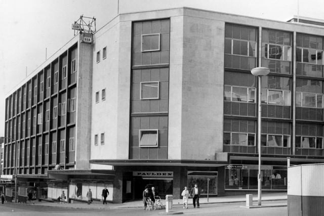 Pauldens department store, on The Moor, Sheffield city centre, in September 1965.