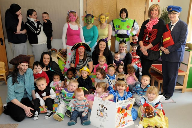 It's fancy dress World Book Day at Biddick Hall and Whiteleas Childrens Centre in 2012. Can you spot anyone you know?