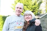 Kevin Philliskirk, with wife Glynis. Some people have pet names for loved ones. But for Sheffield cancer survivor Kevin, it’s the urostomy bag he had fitted to catch his urine after he had life saving cancer survery, affectionately called Paloma the Stoma.