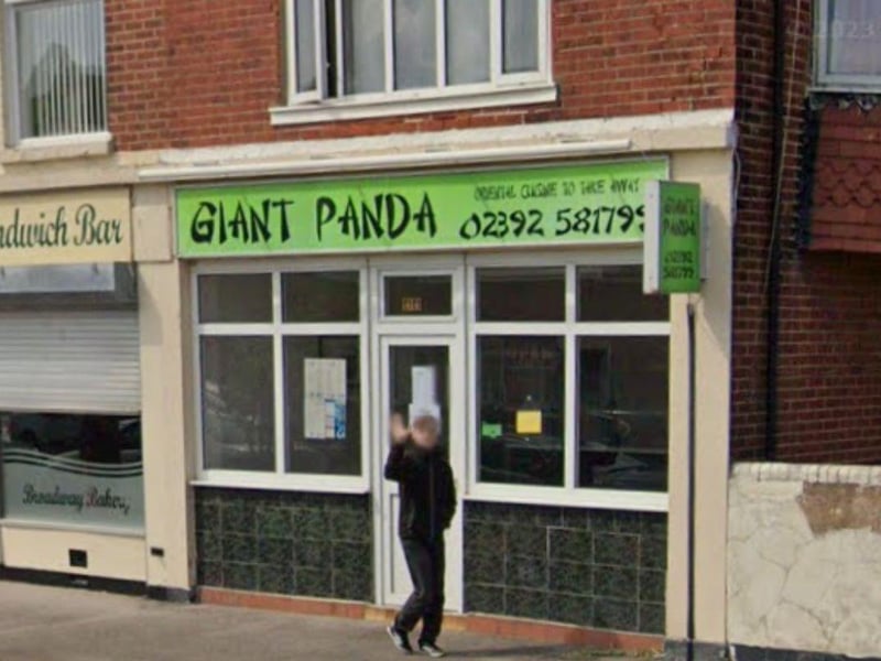 Rated 5: Giant Panda at 44 Palmyra Road, Gosport; rated on October 15
