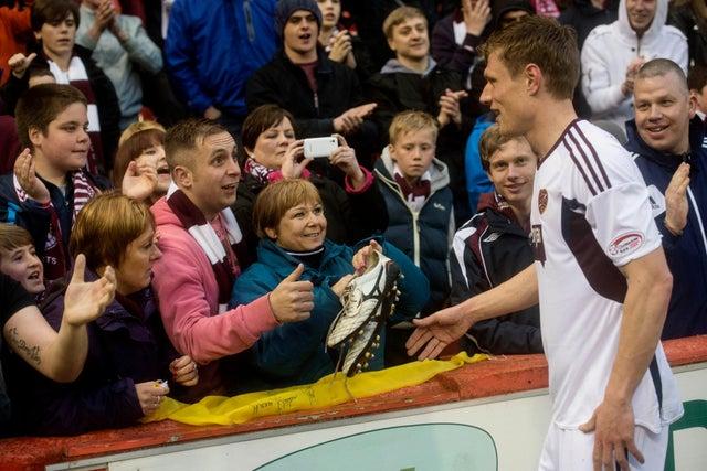 "I remember all the Jambo’s doing the conga outside of a pub door after we destroyed Hibs in the cup final. They went through another door singing 'do do do Marius Zaliukas - it must’ve went on for about two hours" said Nick Dunne.