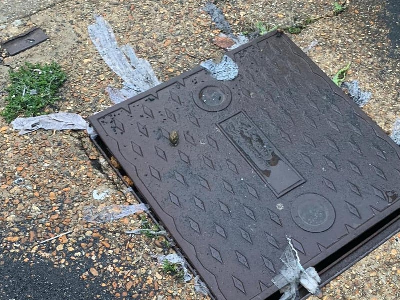 Residents of Salisbury Road in Cosham are calling for urgent action after flooding has hit their street. Picture: Lucy Heard