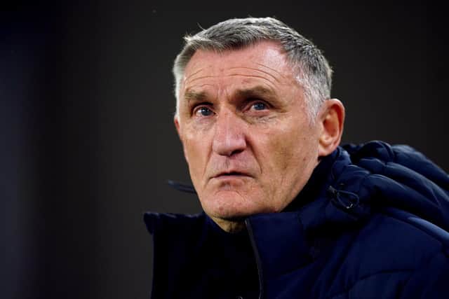 Blackburn Rovers manager Tony Mowbray during the game against Sheffield United: Mike Egerton/PA Wire.