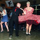 Dance floor action at the Hip Joint, a new night at the Forum, Devonshire Street, July 1999