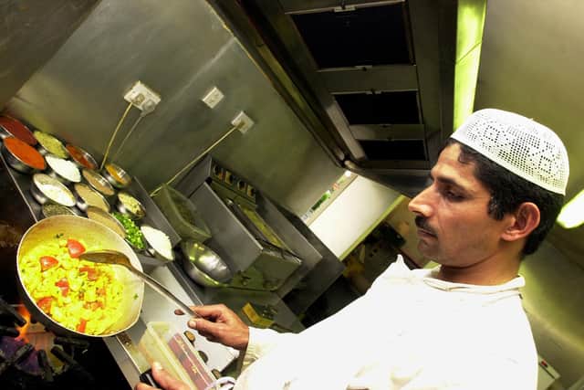 Cooking in an Aagrah kitchen. Picture: JPIMedia.